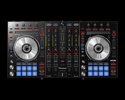 Pioneer DJ DDJ-400 Controller Package with QSC K12.2 Speakers