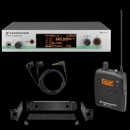 Sennheiser EW300IEM-G3 Wireless In-Ear Monitor System Rental