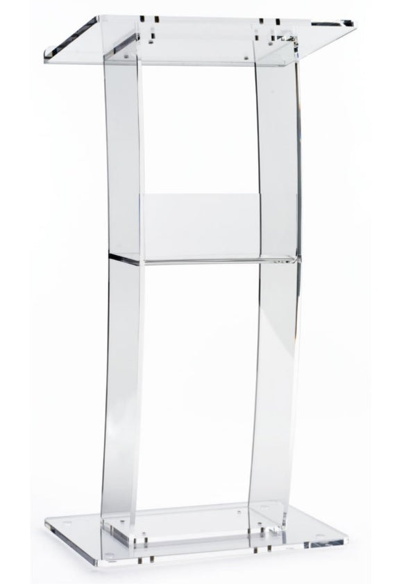 Deluxe Clear Acrylic Lectern/Podium Rental