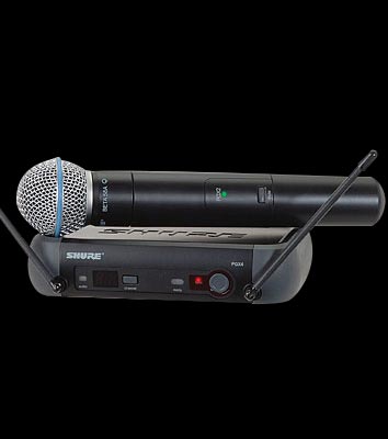 Shure PGX24/Beta58 Wireless Microphone System Rental
